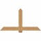 Ekena Millwork Eugene Smooth Timber Gable Bracket, Western Red Cedar, 60"W x 32"H x 1 1/2"D x 5 1/2"F, 13/12 Pitch GBW060X32X0206EUG00SWR - alternate 1